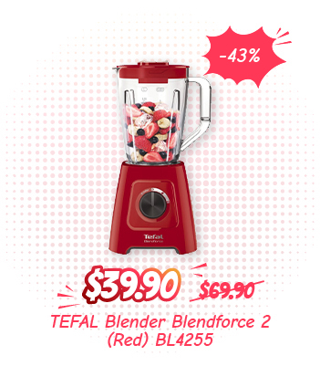 TEFAL Blender Blendforce 2 (Red) BL4255
