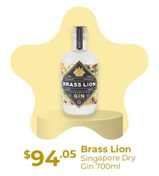 Brass Lion Singapore Dry Gin 700ml