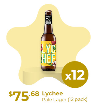 Lychee Pale Lager (12 pack)