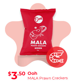 Ooh MALA Prawn Crackers