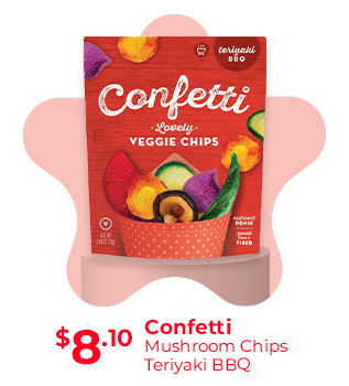 Confetti Lovely Veggie Chips - Teriyaki BBQ