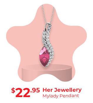 Her Jewellery Mylady Pendant (Pink)