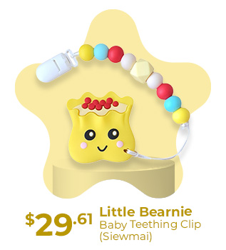 Little Bearnie Baby Teething Clip Set - Siewmai