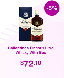Ballantines Finest 1 Litre Whisky With Box