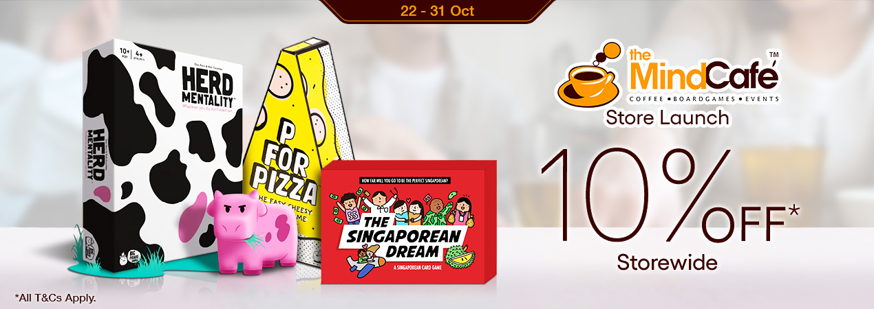 The Mind Cafe Store Launch (22 - 31 Oct)