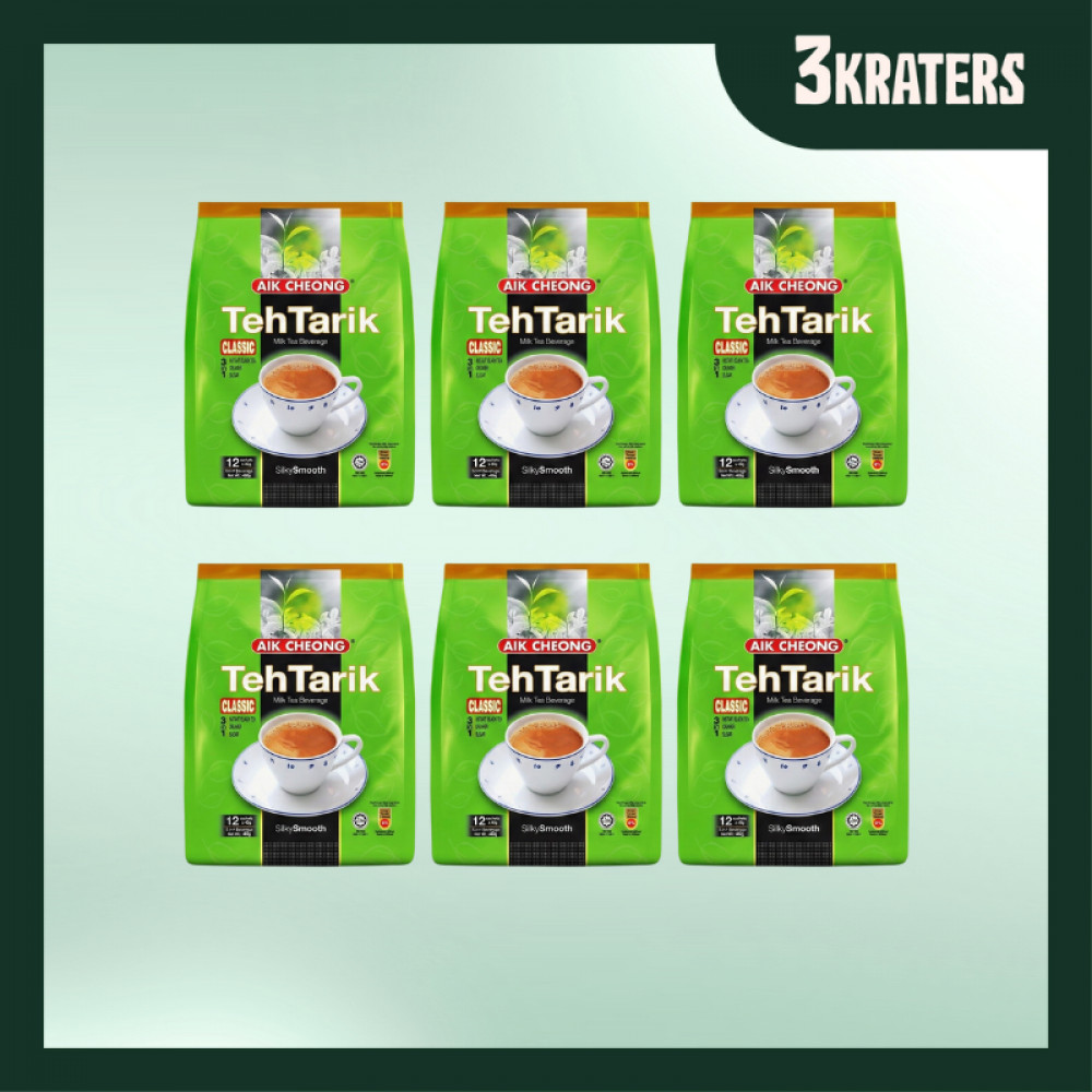 Aik Cheong Teh Tarik Classic 3 in 1 12s x 40g - Bundle of 6