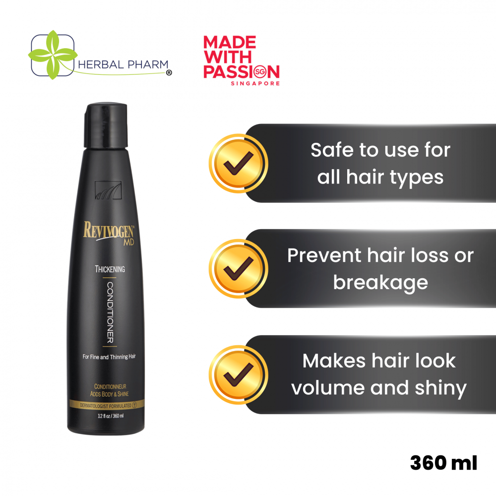 Revivogen - Thickening Conditioner, 360ml | Hair Loss Prevention, Volume Boost & For Thinning Hair (Beauty)