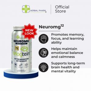 Herbal Pharm - NeuroMg¹² Advanced Neurological Brain Support Formula, Cognitive Enhancement for Brain Health