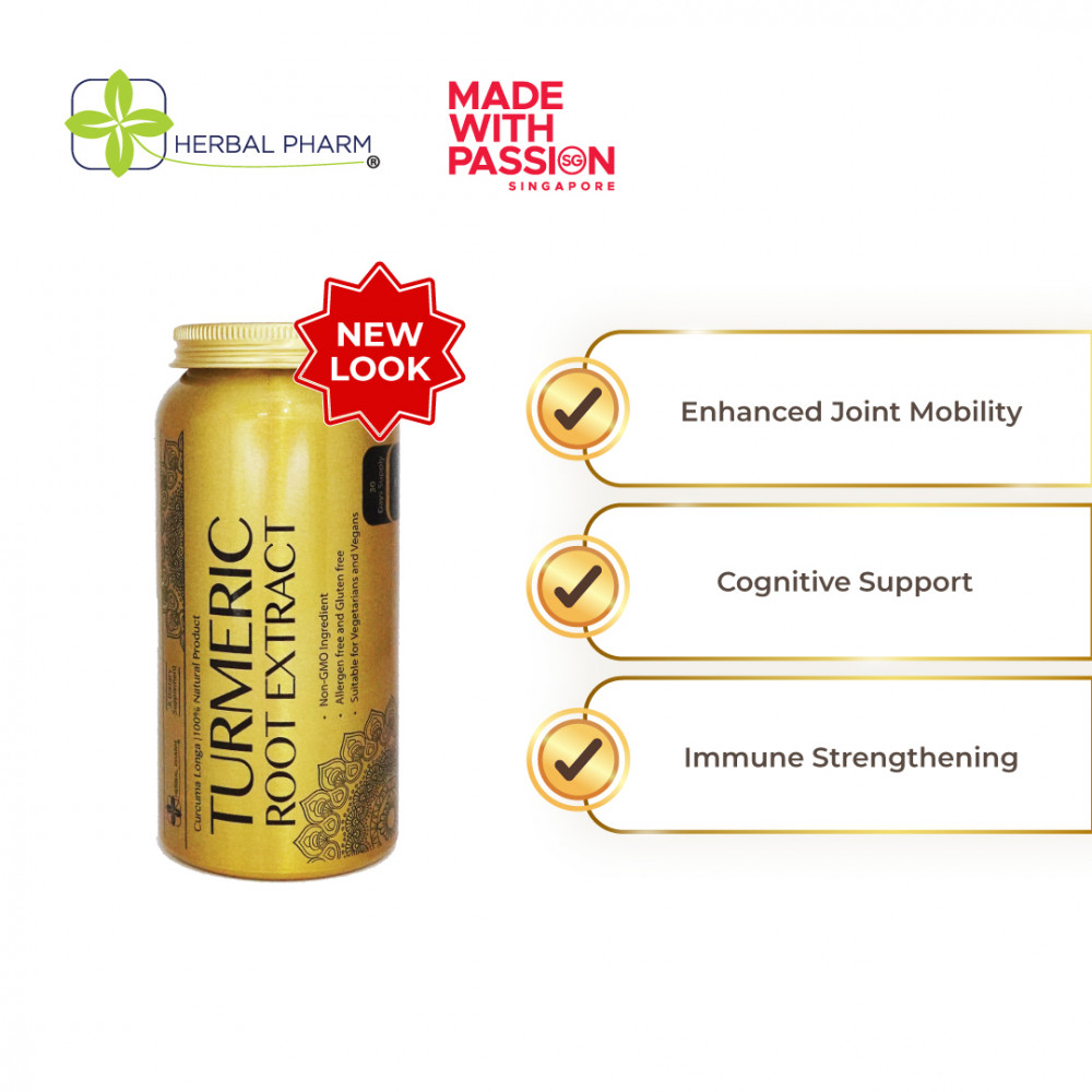 Herbal Pharm - Turmeric Root Extract BCM-95, 90 V-Capsules | Cognitive Health and Well-Being (Best Sellers)