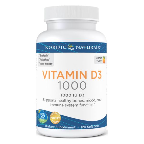 Nordic Naturals Vitamin D3 1000 120's