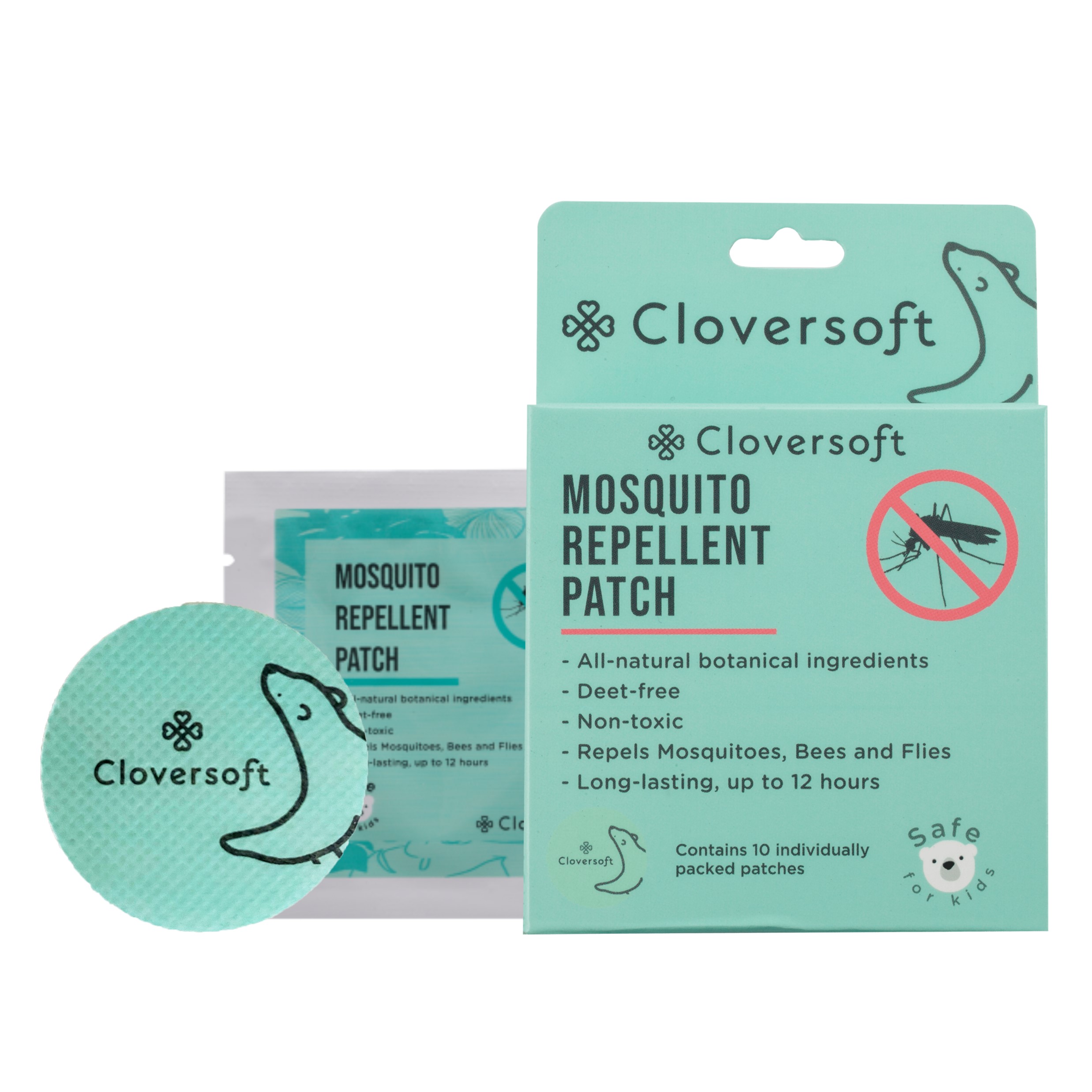 Cloversoft Mosquito and Garden Insects Repellent Patch (10 Patches)