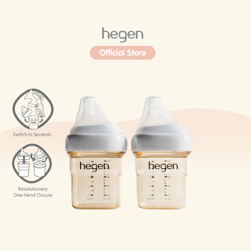 Hegen PCTO™ 150ml/5oz Feeding Bottle PPSU 2-pack (1 to 3 months)
