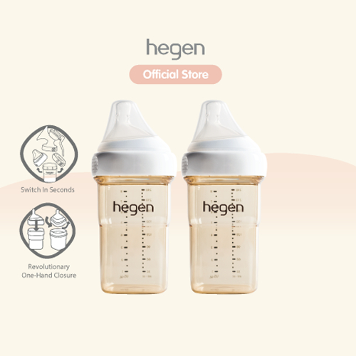 Hegen PCTO™ 240ml/8oz Feeding Bottle PPSU 2-pack (3 to 6 months)