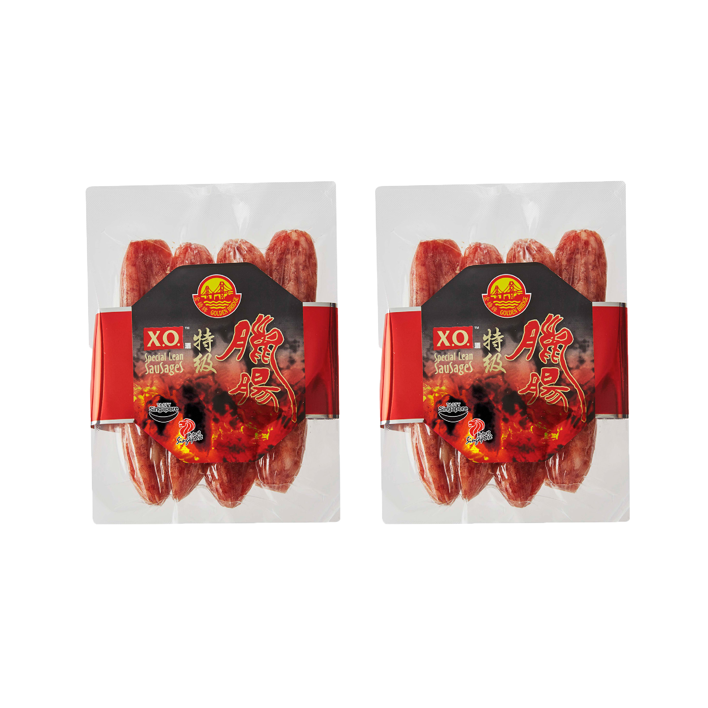 Golden Bridge XO Waxed Sausage (XOM) 250g - Bundle of 2