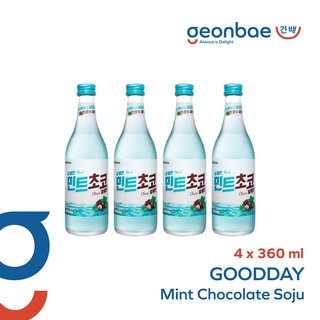 [Bundle of 4] Good day's Mint Choco Soju (4x Mint Choco Soju) Alc: 12.5%