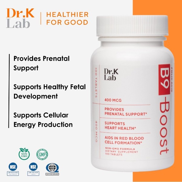 Dr. K Lab B9 Boost - Provides Prenatal Support and Supports Healthy Fetal Development