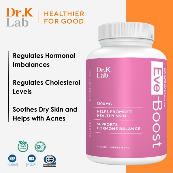 Dr. K Lab Eve-Boost - Regulates Hormonal Imbalances and Cholesterol Levels