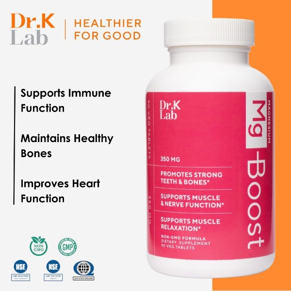 Dr. K Lab Mg-Boost - Supports Immune Function and Improves Heart Function