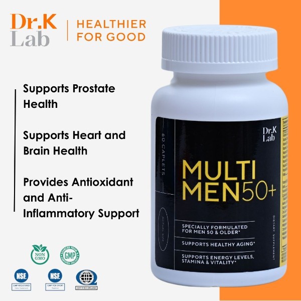 Dr. K Lab Multi Men 50 Plus - Support Prostate, Heart and Brain health