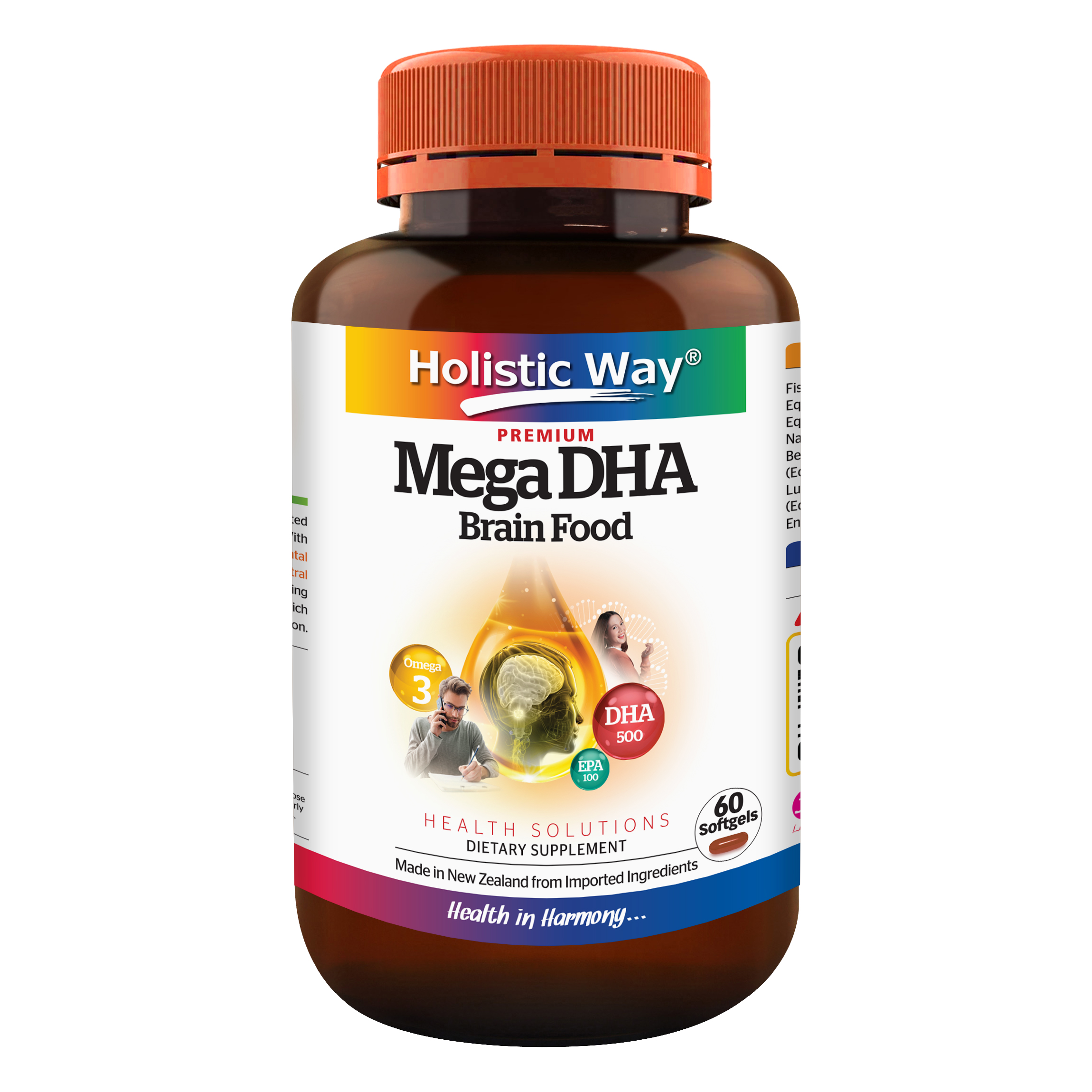 Holistic Way Mega DHA 500mg