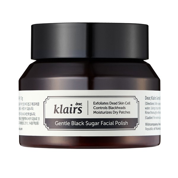 Dear, Klairs Gentle Black Sugar Facial Polish