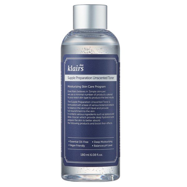 Dear, Klairs Supple Preparation Unscented Toner