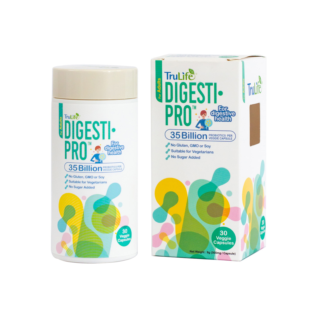 (Bundle of 2) TruLife Digesti·pro Adults Probiotics 30’S (Expiry Date: 15 April 2025)