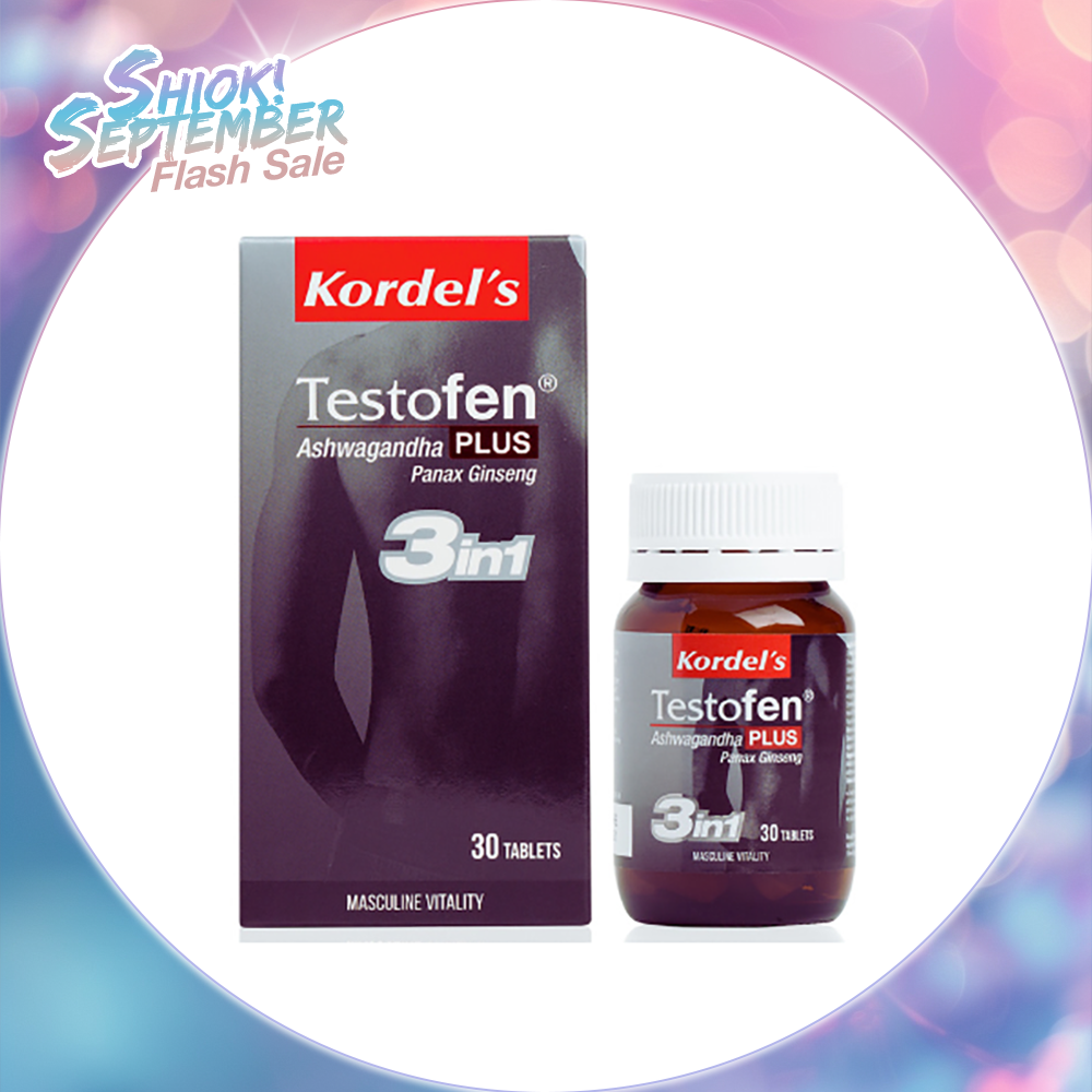 Kordel’s TESTOFEN® + P.GINSENG + ASHWAGANDHA T30