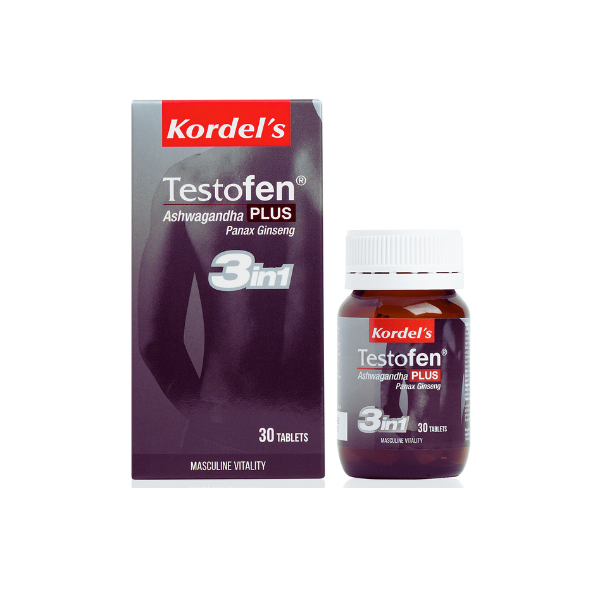 Kordel’s TESTOFEN® + P.GINSENG + ASHWAGANDHA T30