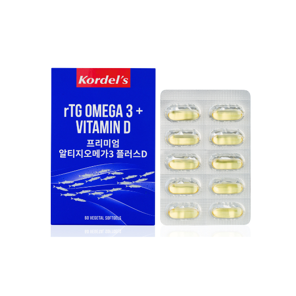 Kordel's RTG OMEGA 3 FISH OIL + VITAMIN D C60