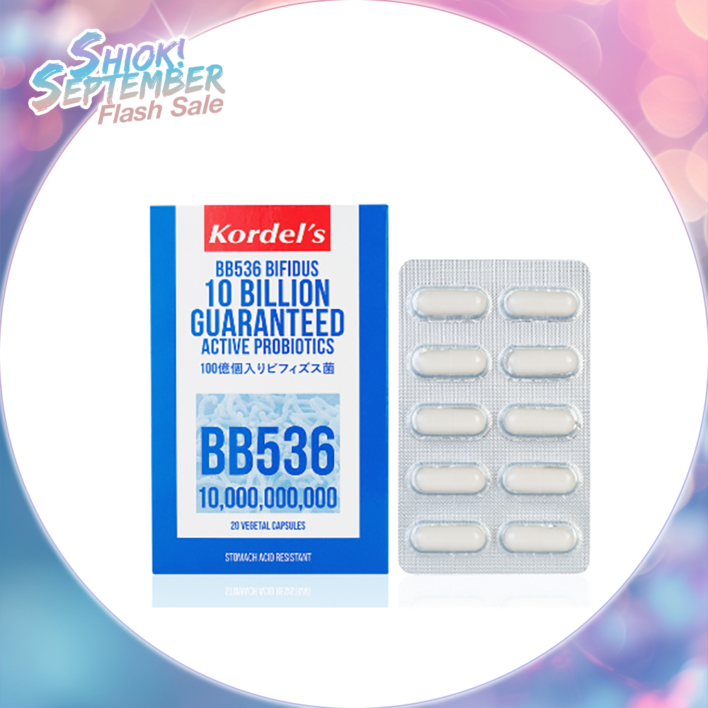 Kordel's BB536 BIFIDUS 10 BILLION PROBIOTICS 20S [Expiry: 28/2/2025]