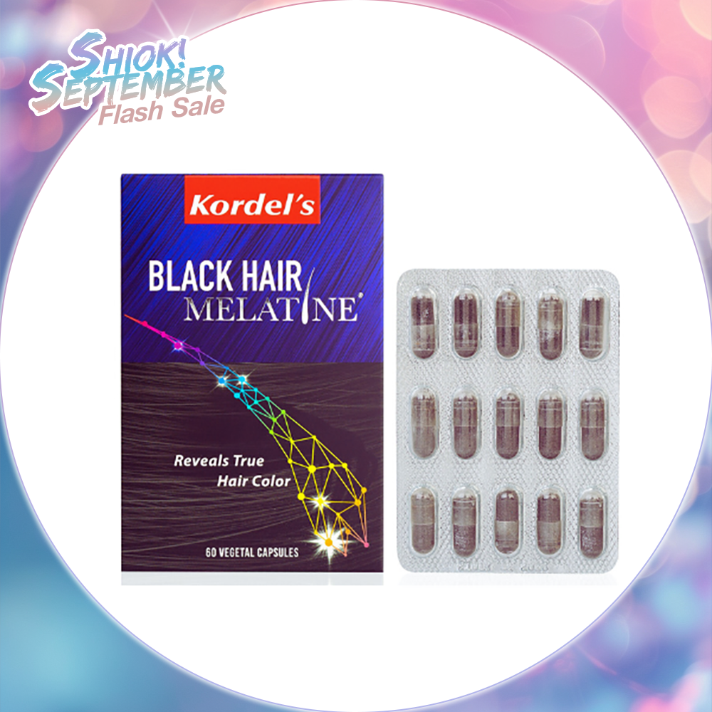 Kordel's BLACK HAIR MELATINE® C60 [Expiry: 28/2/2025]