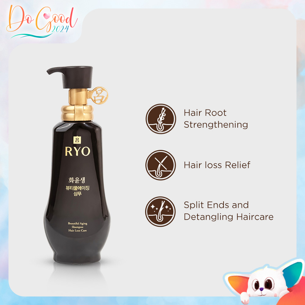 Ryo - Beautiful Aging Hair Loss Care Shampoo (350ml) - Aging Care