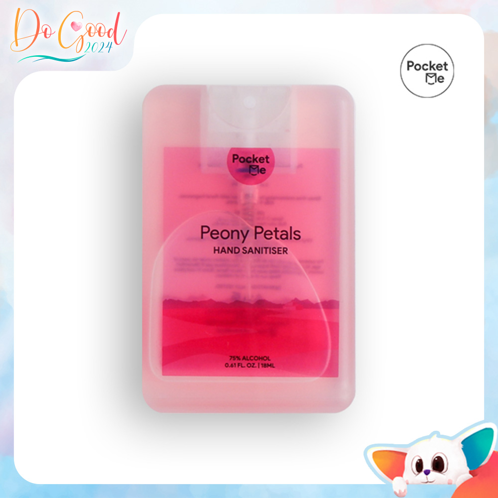 Pocket Me - Hand Sanitizer Spray Peony Petals 18ml