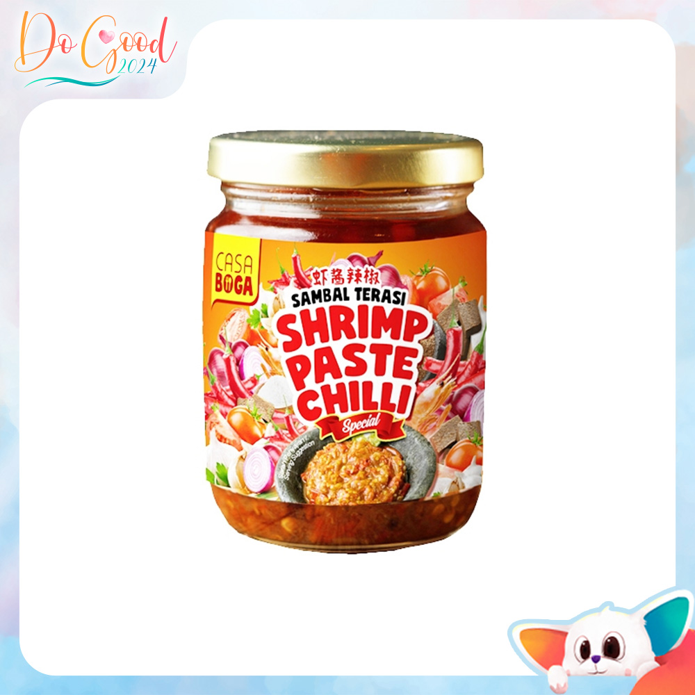 (Expiry: 20/10/2025) Casa Boga - Shrimp Paste Sambal 230g