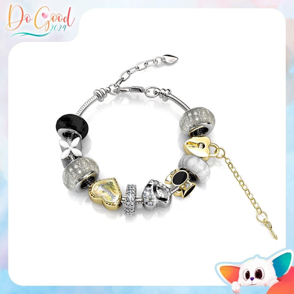 Her Jewellery - My lady Charm Bracelet (White) [DB0097-BK]