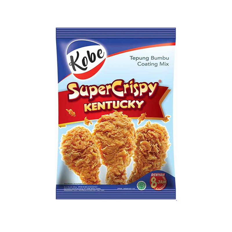 KOBE Super Crispy Kentucky Chicken Mix (Premix Batter Flour) 200g Halal