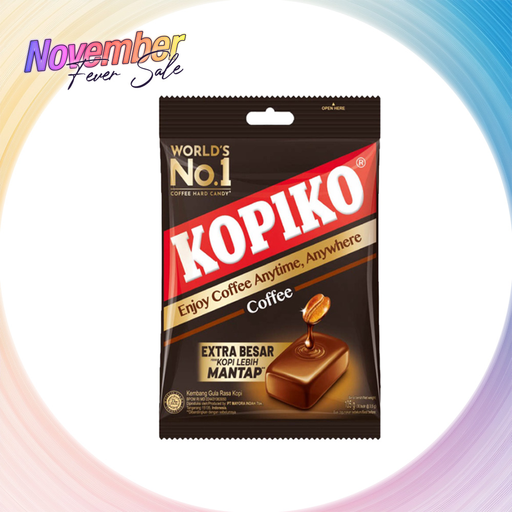 KOPIKO Coffee Candies Classic Extra Big Size 175g (3.5g x 50pcs/Bag)