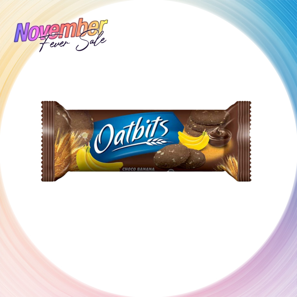 OATBITS Choco Banana Oat Cookies 110g Halal