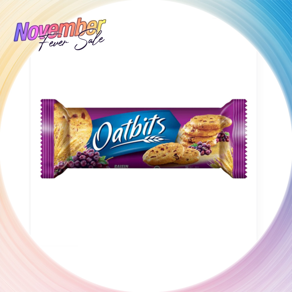 OATBITS Raisin Oat Cookies 110g Halal