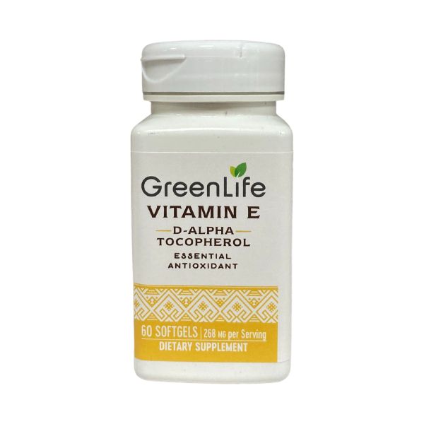 GreenLife Vitamin E 400 IU (60 softgels)