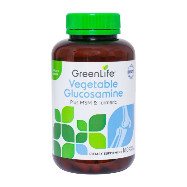 GreenLife Vegetable Glucosamine Plus MSM & Turmeric (180 capsules)