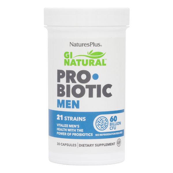 Natures Plus GI Natural Pro•Biotic Men 30 Capsules