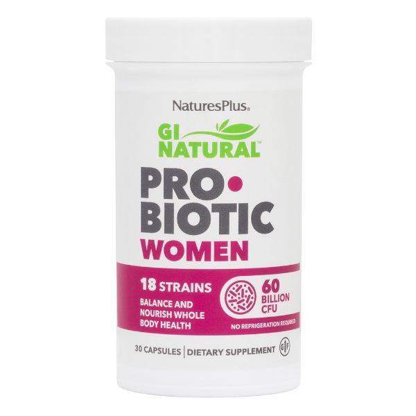 Natures Plus GI Natural Pro•Biotic Women 30 Capsules