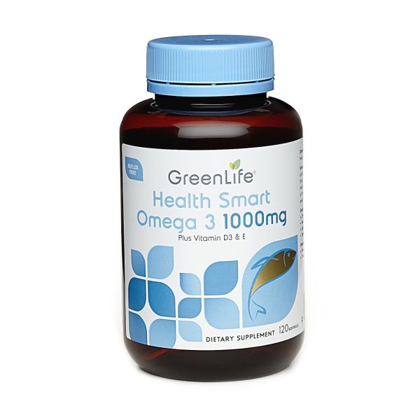 GreenLife Health Smart Omega 3 1000mg 120 softgels