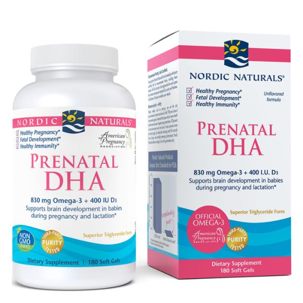 Nordic Naturals Prenatal DHA, 180s