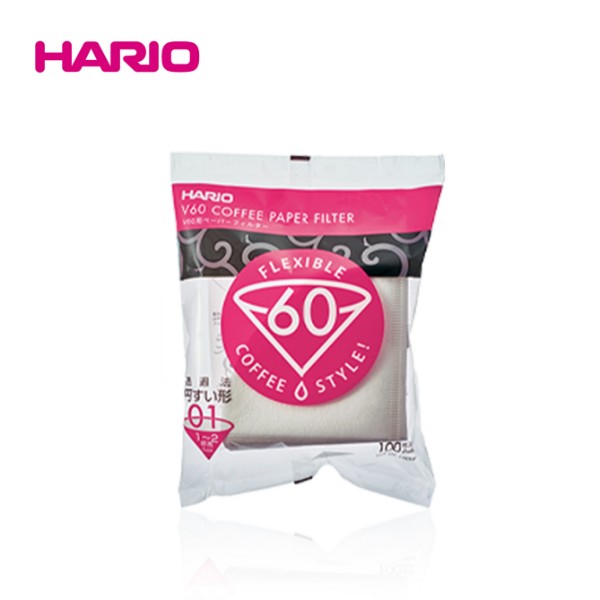 Hario V60 Coffee Paper Filter - White Size 01