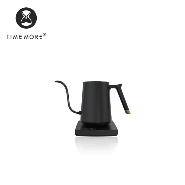 FISH SMART Electric Pour Over Kettle Black - 600ml