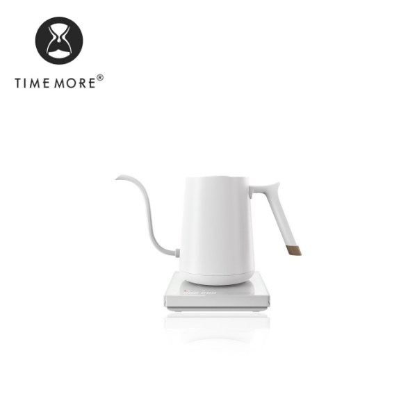 FISH SMART Electric Pour Over Kettle White - 600ml