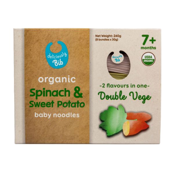 [BUNDLE OF 2]Organic Spinach & Sweet Potato Baby Noodles